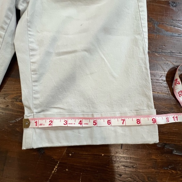 Calvin Klein Jeans Khaki Cuffed Bermuda Shorts size 4 excellent condition - Picture 7 of 9